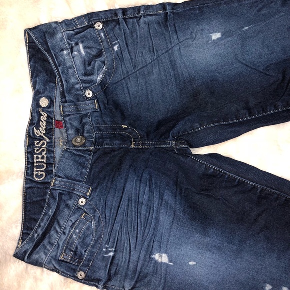 Guess Dark Wash Skinny Jeans - Picture 3 of 5